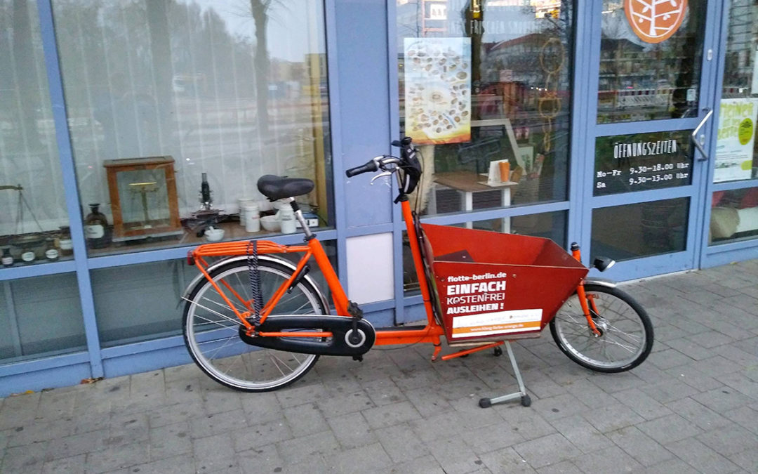 Lastenfahrrad zur Förderung des Radverkehrs in Oranienburg