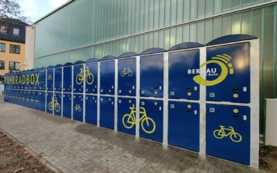 Zusätzliche Fahrradboxen am Bahnhof Bernau