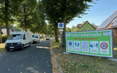 Neue Fahrradstraße in Falkensee realisiert