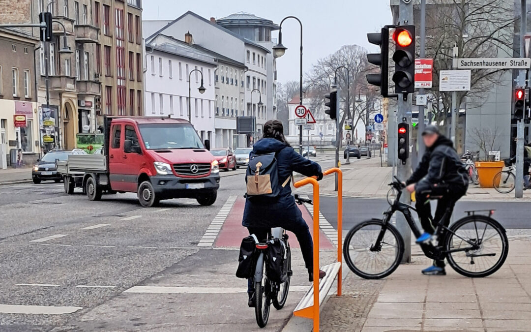 Sublimer Radverkehrskomfort an Kreuzungen in Oranienburg